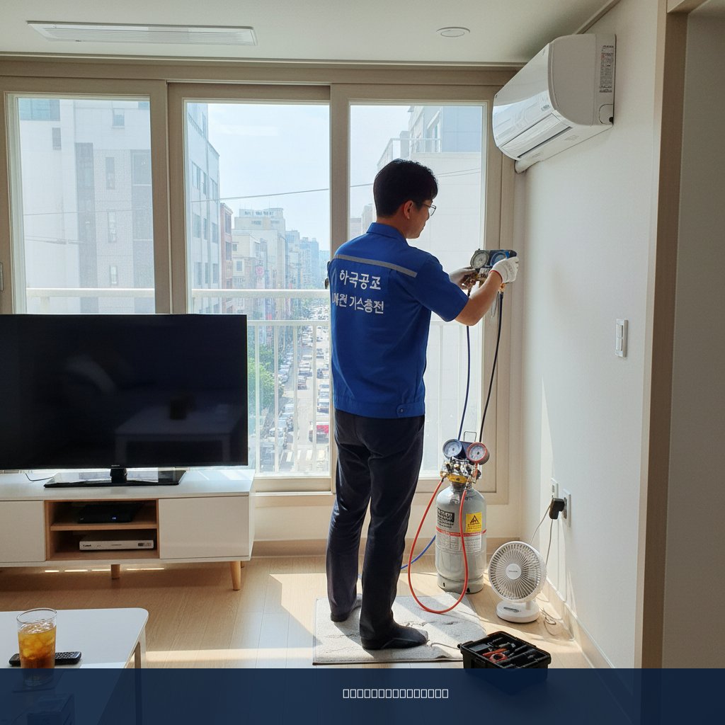 기흥동 에어컨 가스충전, 한여름 폭염 속 긴급 출동 후기!