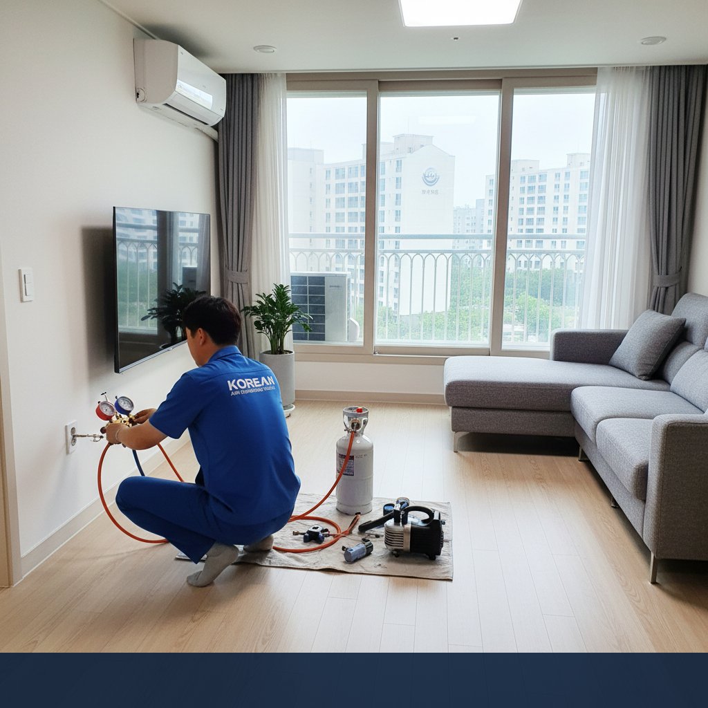 기흥동 에어컨 가스충전, 쿨가이AC 덕분에 여름 더위 탈출!